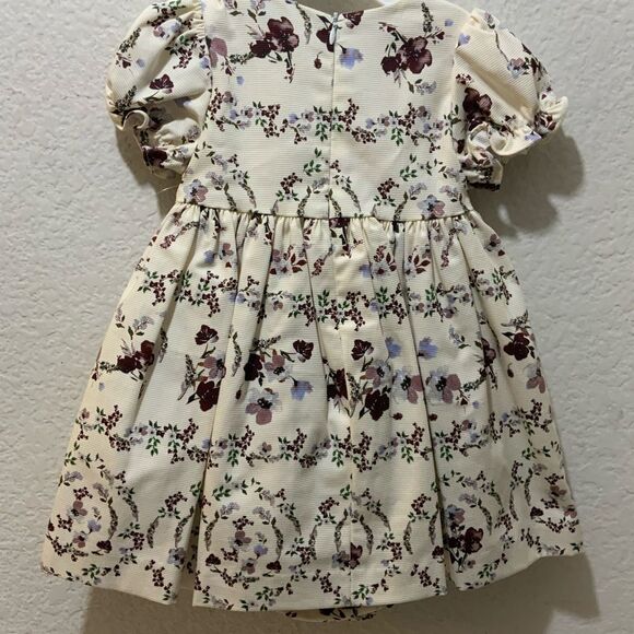 New Luli & me  red matching set  Floral Infant Dress 12 M - Picture 3 of 7